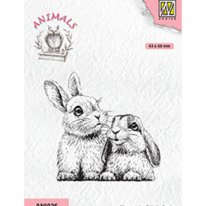 Clear Stamps, Animals two rabbits