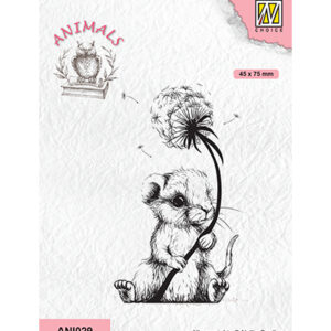 Clear Stamps, Animals mouse with dandelion fluff