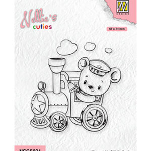 Nellie's Cuties Clear Stamps, Train engineer