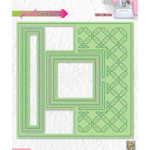 Special card dies, Easelcard dies Flower-2