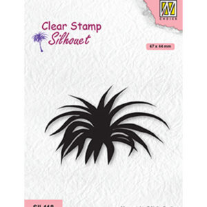 Motive clear stamps silhouette, Crowns of tree Yucca