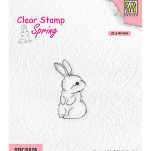 Clear stamps Spring, Cute rabbit-1