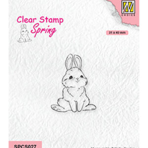 Clear stamps Spring, Cute rabbit-2