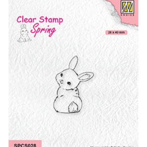 Clear stamps Spring, Cute rabbit-3