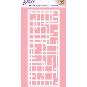 Mixed Media Stencils, Stencils slimline size Labyrinth