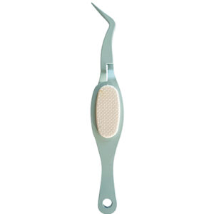 Tweezer metal-blue rubber gripper