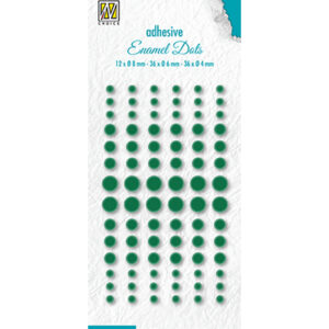 Enamel dots, Green