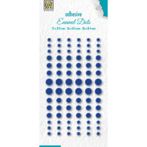Enamel dots, Blue