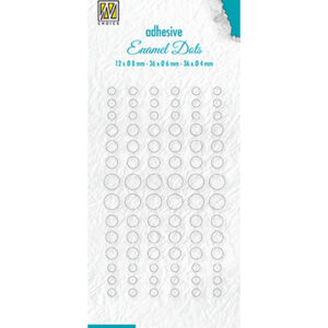 Enamel dots, Transparent