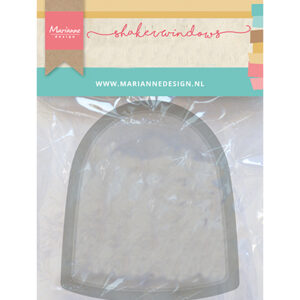 LR0045 Marianne Design Shaker windows, Snowglobe
