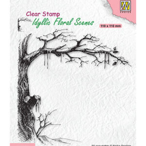 Clear Stamps Idyllic Floral Scenes, Icy tree