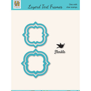 Layered frames with Dutch Text clear stamps, Sterkte