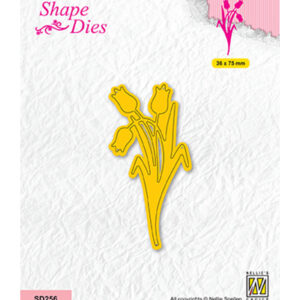 Shape dies, Garden, Tulips