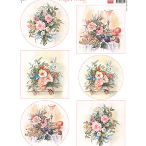 MB0207 Marianne Design Knipvel A4, Mattie's Mooiste Spring Bouquets