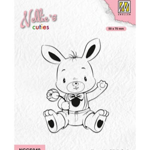 Nellie's Cuties Clear Stamp, Bunny