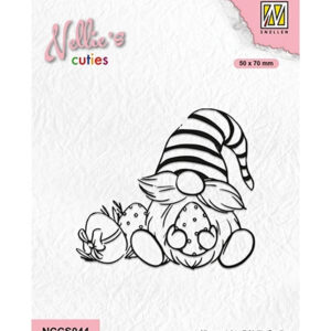 Nellie's Cuties Clear Stamp, Easter Gnom