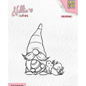 Nellie's Cuties Clear Stamp, Easter Gnom