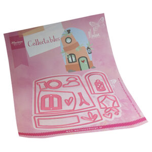 COL1527 Marianne Design Collectables Flowerpot house by Marleen