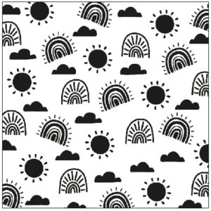50873 - Nellie's Choice Background 3D Embossing Folder Rainbow