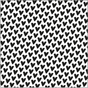 50876 - Nellie's Choice Background 3D Embossing Folder Hearts