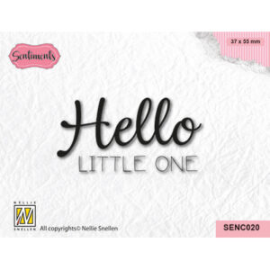Clear Stamps Sentiments, Hello Little One