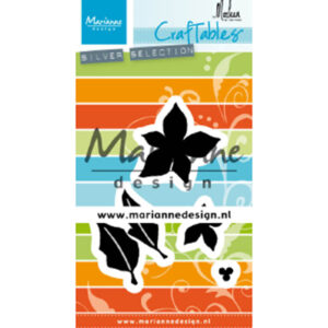 CR1478 Marianne Design Craftable Poinsettia by Marleen