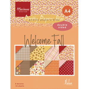 PK9185 Marianne design pretty paper bloc Welcome fall