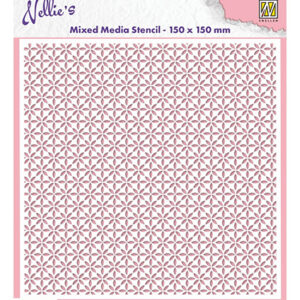 Mixed Media Stencil, Stars