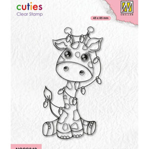 Nellie's Cuties Clear Stamp, Giraffe