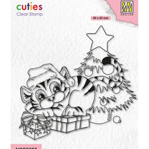 Nellie's Cuties Clear Stamp, Tiger