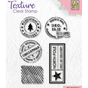 Texture Clear Stamps, Snail Mail