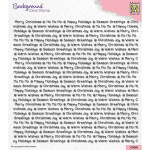 Background Clear Stamp, Text