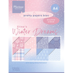 PB7067 Marianne Design Paperpad, Eline's Winter Dreams