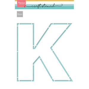 PS8149 Marianne Design Craft Stencil, K-Letter
