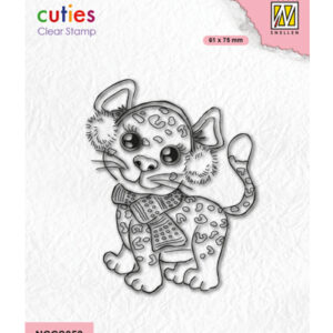 Nellie's Cuties Clear Stamp, Cheetah