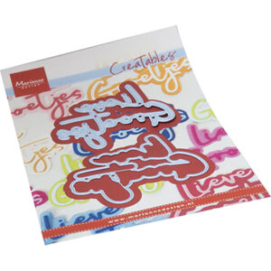 LR0842 Marianne Design Creatable, Lieve Groetjes