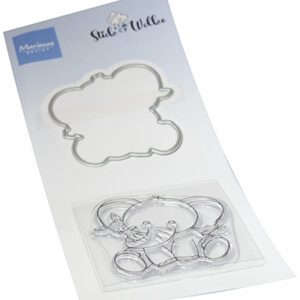 CS1153 Marianne Design Stamps & die set, Elephant hug