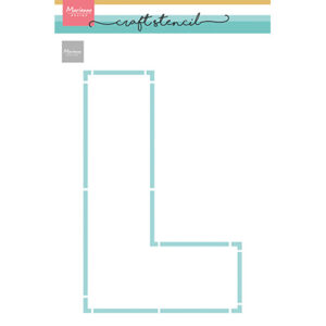 PS8154 Marianne Design Craft Stencil, L-letter