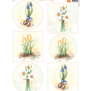 MB0213 Marianne Design Knipvel A4, Mattie's Mooiste - Flower bulbs