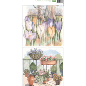 MB0214 Marianne Design Knipvel 300x140mm, Mattie's Mooiste Spring Garden XL