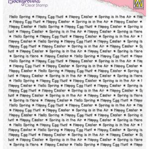 Background Clear Stamp, Happy Easter