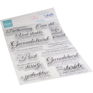 CS1164 Marianne Design Stempel Met oprechte deelneming