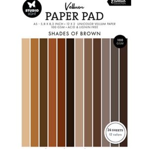 SL-ES-VPP195 StudioLight Vellum Paper Pad Unicolor paper Essentials nr.195