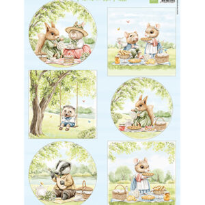 VK9610 Marianne Design Knipvel A4, Picnic in the Park