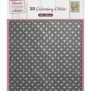 53326 - Nellie's Choice 3D Embossing Folder Plus Signs
