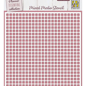 Mixed Media Stencil, Blocks