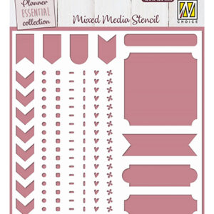 Mixed Media Stencil, Journal