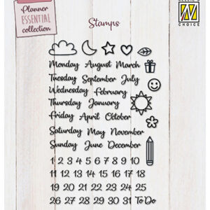Clear Stamp, Planner Essentials EN
