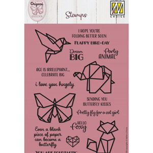 Clear Stamps Foldtastic Origami A6