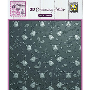 53420 - Nellie's Choice 3D Embossing folder Moose